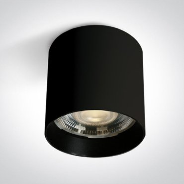 ONE Light PRO Cylinders Range - opbouwspot - Ø 10 x 10 cm - 20W LED incl. - zwart