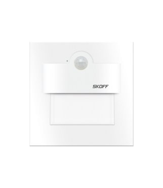 Skoff Tango LED - inbouw wandverlichting met bewegingsmelder - 73 x 73 mm - 230V - wit - 3000K