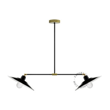SHOWROOMMODEL - Zangra Swing kap - hanglamp - 86 x 65 cm - zwart