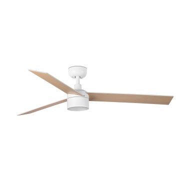 Faro Rudder Tek 3 L - plafondventilator met licht - Ø 132 cm - mat wit - 4000K