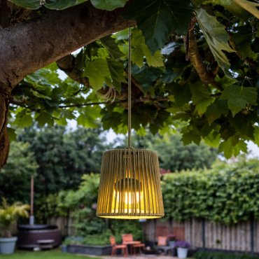 New Garden Conta Mini - hanglamp met oplaadbare lichtbron en afstandsbediening - Ø14,5 x 314,6 cm - 3W LED incl. - IP54 - groen