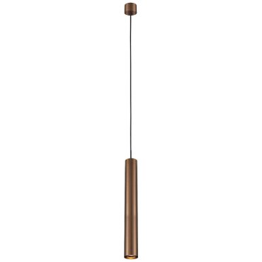 VK Lighting Edelle - hanglamp - Ø 5,6 x 203 cm - brons