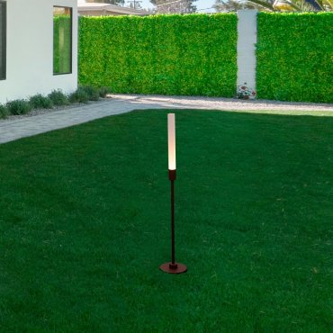 Nova Luce Slot - tuinpaal - Ø 2,5 x 60 cm - 4W LED incl. - IP65 - corten