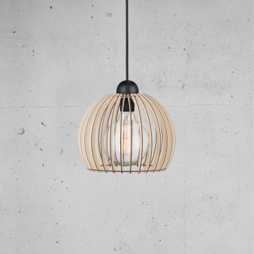 Nordlux Chino 25 - hanglamp - Ø 25 x 273 cm - lichtbruin