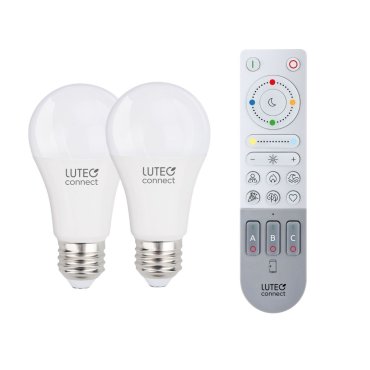 Lutec Smart Set - 2x LED-lamp &amp; afstandsbediening - Lutec Connect