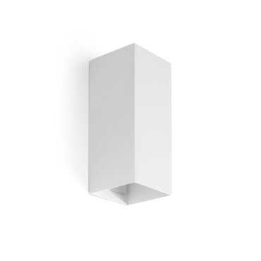 Faro Lune 2L - wandlamp - 8 x 15,5 x 6,5 cm - wit