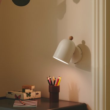 SHOWROOMMODEL - Nordlux Gaston - wandlamp - Ø 19,5 x 19,5 cm - wit