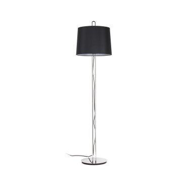 Faro Montreal - staanlamp - 160 cm - chroom en zwart