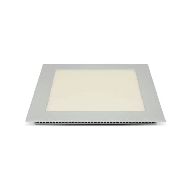 ONE Light Square Recessed Panels - inbouw plafondverlichting - 22,5 x 22,5 x 2,2 cm - 22W LED incl. - IP40 - wit - warm witte lichtkleur