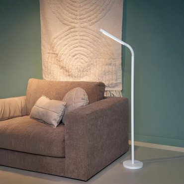 Lucide Gilly - oplaadbare staanlamp - 49 x 20 x 135 cm - 3W LED dimbaar incl. - wit
