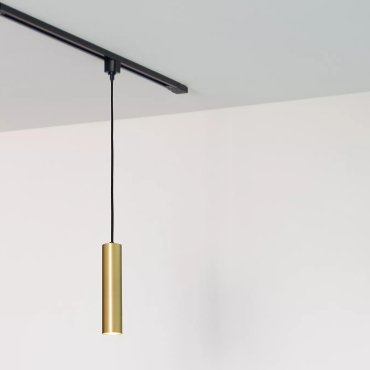 Lucide Track Floris Hanglamp - 1-fase Railsysteem - Ø 5,6 x 155 cm - goud