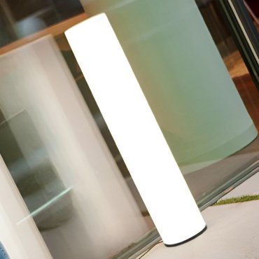 New Garden Fity 100 - buiten vloerlamp - Ø  19 x 100 cm - 14W LED incl. - IP65 - wit - koel witte lichtkleur