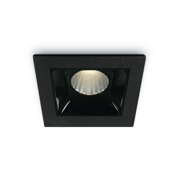 ONE Light Shop Square Boxes - inbouwspot - 45 x 45 mm, 36 x 36 mm inbouwmaat - 2W dimbare LED incl. - zwart