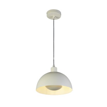 Searchlight Mars - hanglamp - Ø 25 x 150 cm - mat crème
