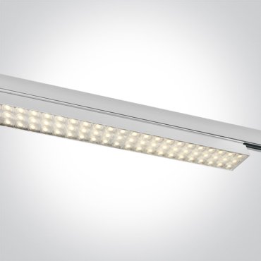 ONE Light High Power Linear - track light - 3-fase railsysteem - 115 x 4 x 6,4 cm - instelbare lichtsterkte 40W/50W/60W LED incl. - wit - instelbare lichtkleur