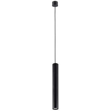 VK Lighting Edelle - hanglamp - Ø 5,6 x 203 cm - zwart