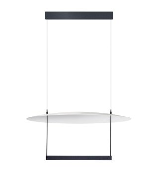 ETH Diana - hanglamp - Ø 60 x 200 cm - 30W dimbare LED incl. - wit