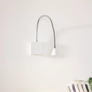 Lucide Buddy - wandverlichting - 8 x 8 x 60 cm - 3W LED incl. - wit