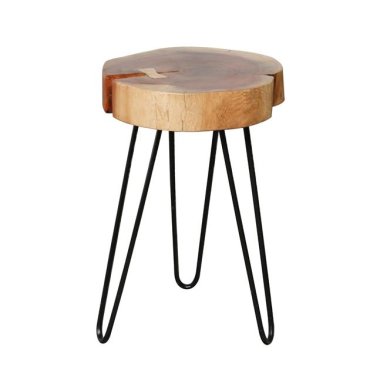 Vico Boom - bijzettafel - Ø 32 x 45 cm - acaciahout