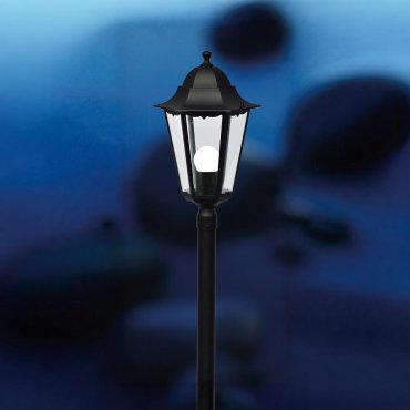 Nordlux Cardiff - tuinpaal - 21 x 21 x 100 cm - IP44 - zwart