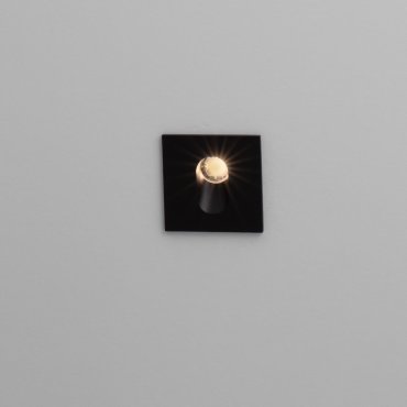 Nova Luce Cael - inbouw wandverlichting - 7 x 7 x 7,5 cm - 3W LED incl. - IP65 - donker antraciet
