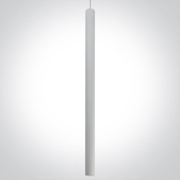ONE Light Track Lights - hanglamp - 3-fase railsysteem - Ø 3,2 x 60 cm - 8W LED incl. - wit