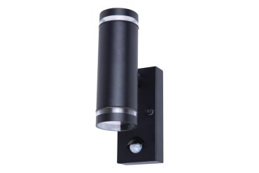 Integral LED Malaga - buiten wandlamp met bewegingssensor - 6,8 x 11,6 x 21,6 cm - IP54 - zwart