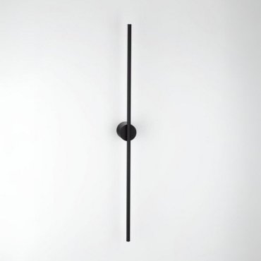 Nova Luce Aden - wandlamp - 1,5 x 7,3 x 90 cm - 15W LED incl. - IP44 - zandzwart