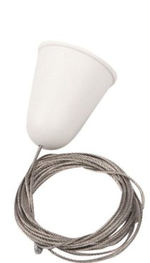 Maxlight - ophangkabel voor 3F-rails - 150 cm - wit