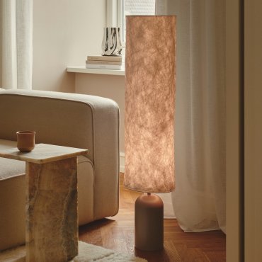 Design For The People Talli - vloerlamp - Ø 25 x 113,5 cm - bruin