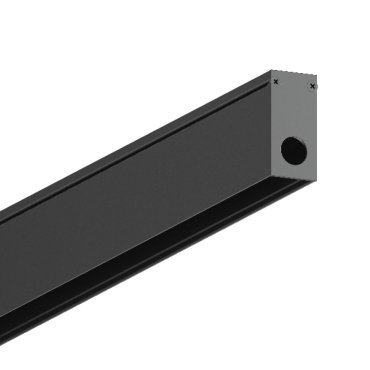 VK Lighting Eiva - magnetisch railsysteem - opbouwprofiel - 2,7 x 5,6 cm - DALI dimbaar - zwart