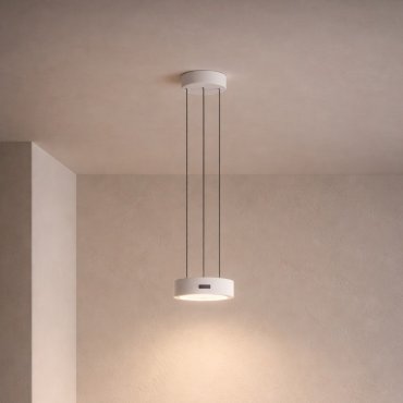 Nova Luce Afi - hanglamp - Ø 20 x 280 cm - 24W dimbare LED incl. - wit