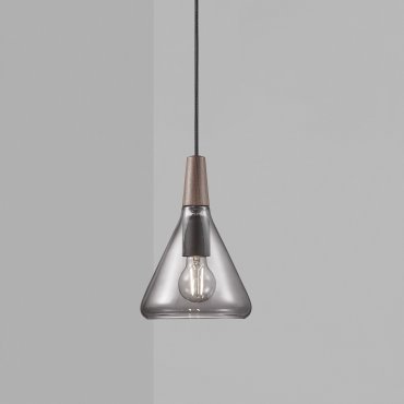 Design for the People Nori 18 - hanglamp - Ø 18 x 35,5 cm - rook glas