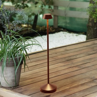 Nova Luce Arion - tuinpaal - Ø 11 x 50 cm - 4W LED incl. - IP65 - corten