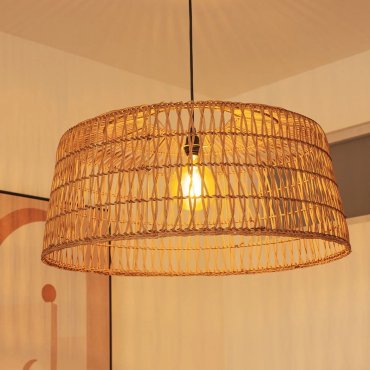 New Garden Amalfi 50 - hanglamp - Ø 49 x 28 cm - rotan