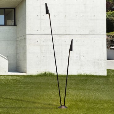 Nova Luce Mabel - tuinpaal - Ø 48,9 x 201,2 x 20,1 cm - 17W LED incl. - IP54 - donker antraciet
