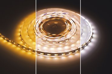Integral LED strip -1cm breed, 500cm lengte - 24Vdc - dimbaar - 9,6W LED per meter - IP20 - 2400-6000K