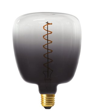 Daylight Italia Coriandoli Apple LED lamp - Ø 14 x 20 cm - E27 - 4W dimbaar - zwart/transparant