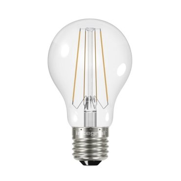 Integral LED-lamp - E27 - Ø 6 x 10,8 cm - 6W niet dimbaar - 2700K - transparant