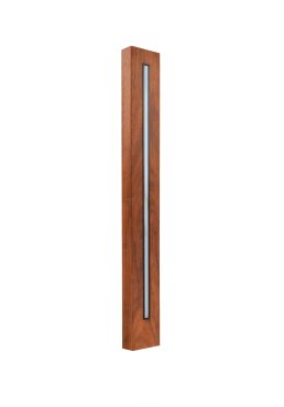 Lichtkoning Padoek Line M - tuinpaal - 4 x 8,8 x 70 cm + 30 cm voet - 5,8W dimbare LED incl.  - IP65 - padoek