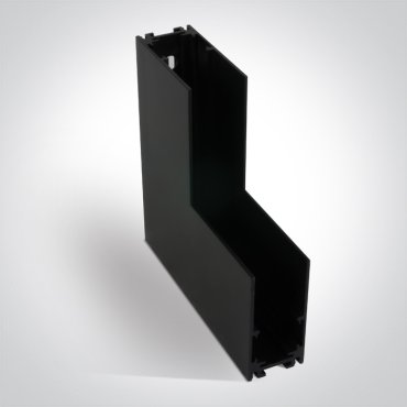 ONE Light magnetisch railsysteem MIDI - verticaal opbouwhoekprofiel - 11 x 2,7 x 5,5 cm - zwart