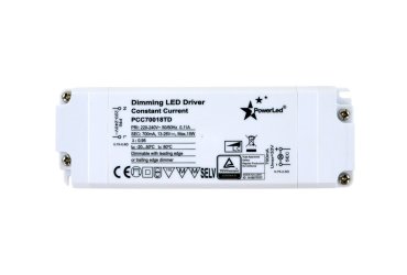 Projectlight LED-driver - 13 tot 26V / 230V - 700mA - 18W - dimbaar