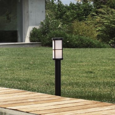 Nova Luce Stone - tuinpaal - Ø 12 x 65 cm - IP54 - donker antraciet