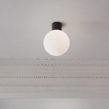 Nova Luce Spix - buiten plafondverlichting - Ø 20 x 26 cm - IP54 - donker antraciet