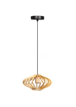 ETH Tess - hanglamp - Ø 25 x 200 cm - lichtbruin