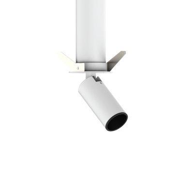 VK Lighting Coko - opbouwspot met inbouwrozet - Ø 3,5 x 7,3 cm - Ø 60 mm opbouwmaat, Ø 50 mm inbouwmaat - 6W LED incl. - wit