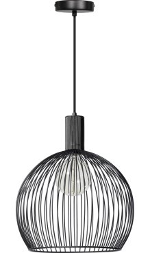 ETH Wire - hanglamp - Ø 40 x 165 cm - zwart