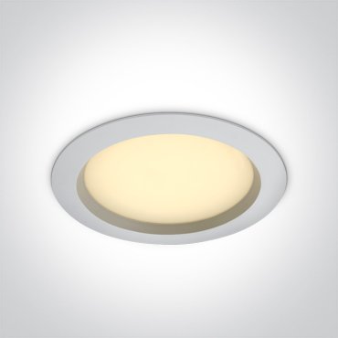 ONE Light Bathroom Downlights - inbouwspot - Ø 228 mm, Ø 210 mm inbouwmaat - 25W LED incl. - IP54 - wit - instelbare lichtkleur