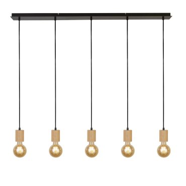 Searchlight Spinny - hanglamp - 115 x 152,5 cm - mat zwart