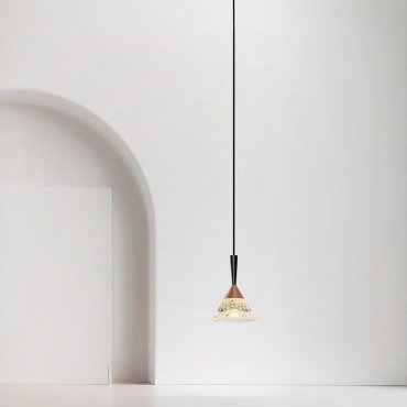 Nova Luce Paluz - hanglamp - Ø 10,5 x 180 cm - 7W LED incl. - mat zwart en roségoud